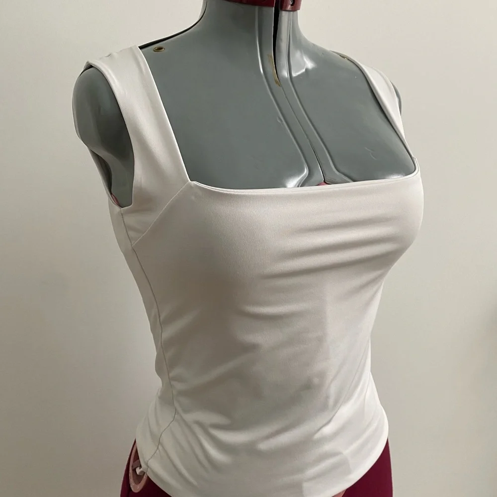 Elegant White Camisole Top 2/$15 - Picture 4 of 5